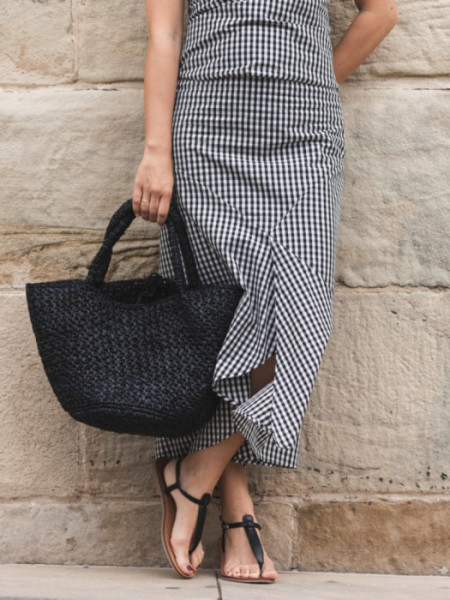 Falda Palermo Vichy Negro Falda Palermo Vichy Negro