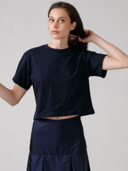 Camiseta Arles Cropped Marino