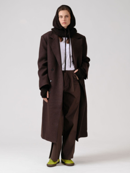 Abrigo Largo Copenhague Marron