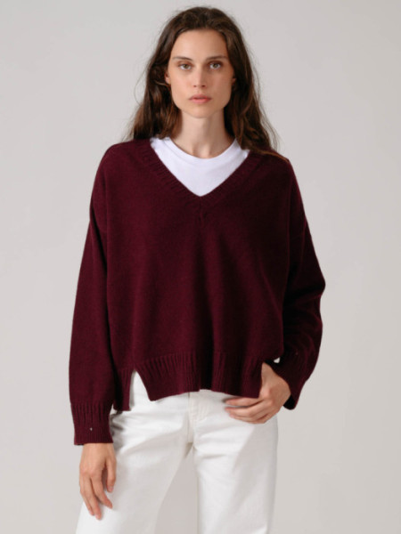 Jersey Pico Con Cashmere Mulberry