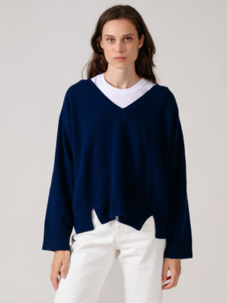 Jersey Pico Con Cashmere Marino Jersey Pico Con Cashmere Marino