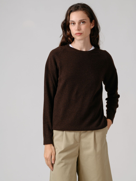 Jersey Nagano Cuello Redondo Marron Jersey Nagano Cuello Redondo Marron