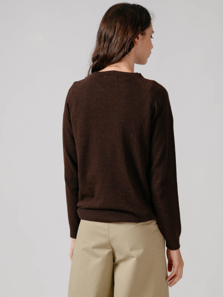 Jersey Nagano Cuello Redondo Marron Jersey Nagano Cuello Redondo Marron