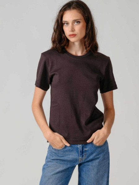 CAMISETA_CANNES_MANGA_CORTA_MARRON