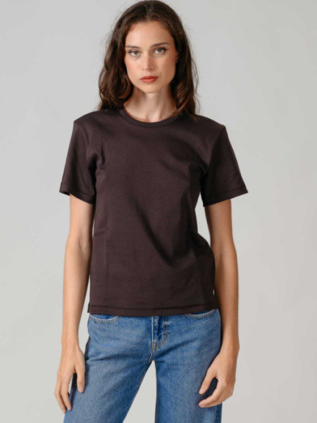 CAMISETA_CANNES_MANGA_CORTA_MARRON