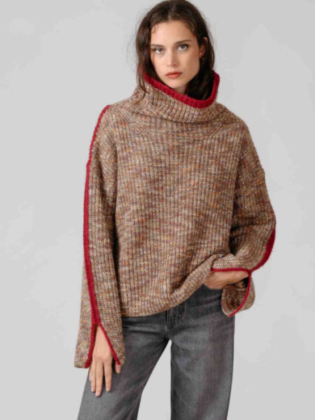 JERSEY_CUELLO_ALTO_JASPEADO_GRANATE