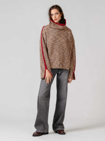 JERSEY_CUELLO_ALTO_JASPEADO_GRANATE