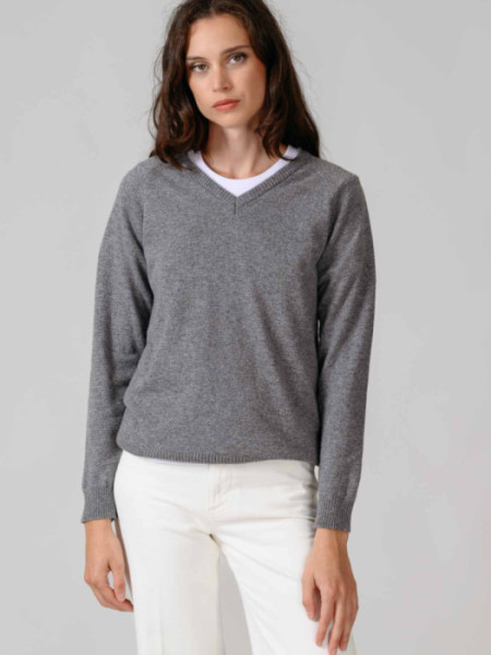 JERSEY_NIGATA_CUELLO_PICO_GRIS_CLARO_GRIS JERSEY_NIGATA_CUELLO_PICO_GRIS_CLARO_GRIS