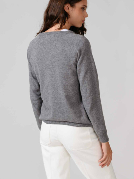 JERSEY_NIGATA_CUELLO_PICO_GRIS_CLARO_GRIS JERSEY_NIGATA_CUELLO_PICO_GRIS_CLARO_GRIS